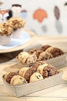 PartyDeco Woodland Party Kraft Food Trays TABLEWARE