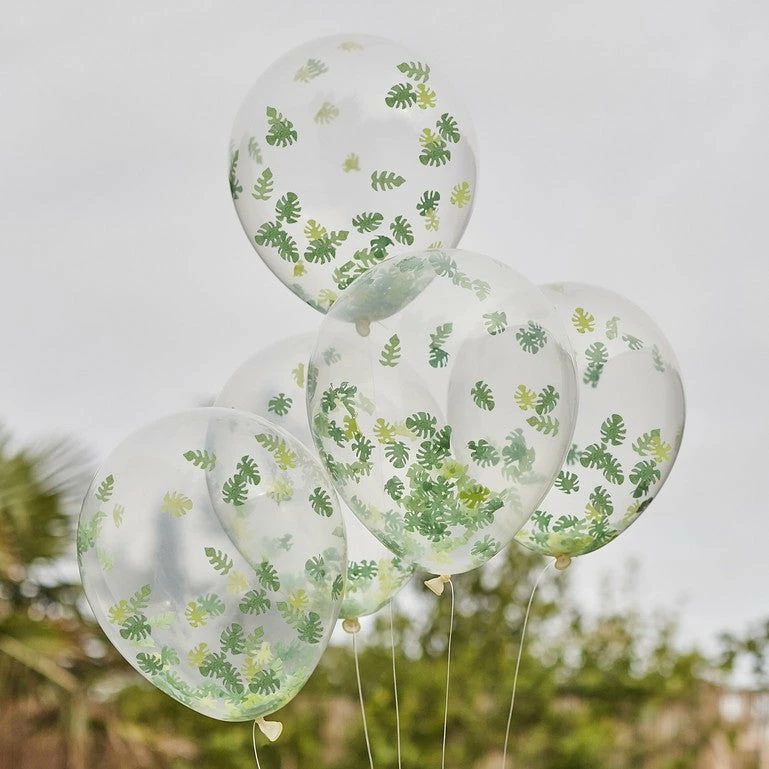 Ginger Ray Jungle Confetti Filled Balloon Bundle 4 Ginger Ray Jungle Confetti Filled Balloon Bundle