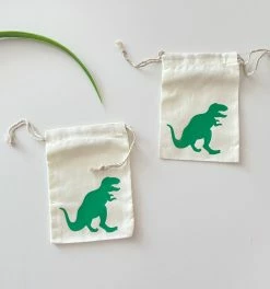 Favor Lane Favour/Party Bags Calico Party Favour Bag - Dino Roar