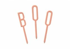 Kiki Sprinkles Peachy Pink BOO Cake Topper Cake Toppers
