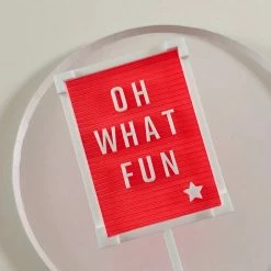 Kiki Sprinkles Cake Toppers Letter Board Cake Topper - OH WHAT FUN