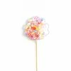 Favor Lane Confetti Filled PVC Cake Topper - Pink Clam