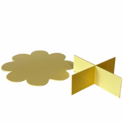 BarleyBoy Daisy Acrylic Cake Stand - Pastel Yellow Cake Stands