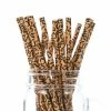 Favor Lane Paper Straws - Cheetah Print