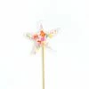 Favor Lane Cake Toppers Confetti Filled PVC Cake Topper - Pink Starfish