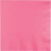 Favor Lane Napkins - Plain Solid Colour Candy Pink Paper Cocktail Napkins 50pk 1 Favor Lane Napkins - Plain Solid Colour Candy Pink Paper Cocktail Napkins 50pk