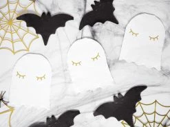 PartyDeco White Ghost Napkins