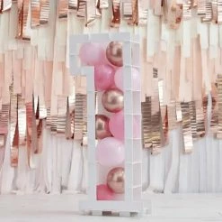 Ginger Ray Balloon Mosaic Number 1 Stand