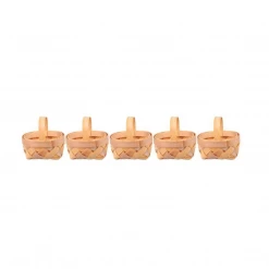 Favor Lane Mini Wooden Picnic Basket Favours 5 Pack Party Favours
