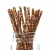 Favor Lane Paper Straws - Leopard Print