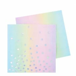 Illume Partyware Iridescent Pastel Napkins Napkins - Prints + Shapes