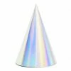 PartyDeco Iridescent Party Hats 6 Pack