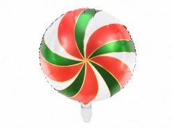 PartyDeco Candy Swirl Balloon - Christmas Mix