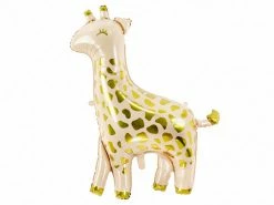 PartyDeco Jumbo Giraffe Foil Balloon Shape + Novelty Foil Balloons
