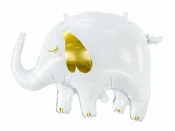 PartyDeco Jumbo Elephant Foil Balloon Shape + Novelty Foil Balloons