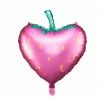 PartyDeco Shape + Novelty Foil Balloons Foil Strawberry Balloon