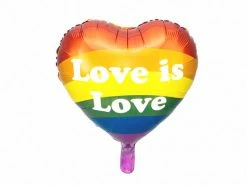 PartyDeco WEDDINGS Love Is Love Heart Balloon