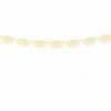 PartyDeco Light Cream Tissue Fan Garland Wedding Decorations 2 PartyDeco Light Cream Tissue Fan Garland Wedding Decorations