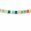 PartyDeco Paper Garlands + Buntings Mixed Colour Happy Birthday Bunting