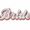 PartyDeco Bride Iron On Patch