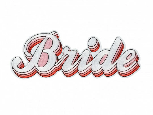 PartyDeco Bride Iron On Patch 3 PartyDeco Bride Iron On Patch