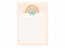 Favor Lane Party Props + Tattoos Dream Big Mini Rainbow Notepad Party Favour