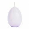 PartyDeco Pale Lilac Egg Candle 10cm