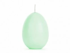 PartyDeco Candles Pale Green Egg Candle 10cm