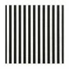 PartyDeco Black + White Stripe Napkins Napkins - Prints + Shapes