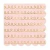 PartyDeco Powder Pink Tracing Pattern Napkins Napkins - Prints + Shapes