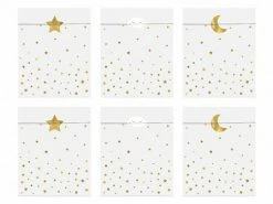 PartyDeco Little Star Paper Treat Bags + Stickers