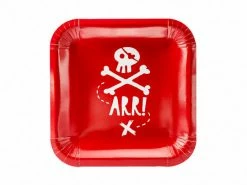 PartyDeco Pirate Party Paper Plates TABLEWARE
