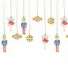 PartyDeco Christmas Nutcracker Gift Tags
