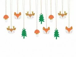 PartyDeco Woodland Forest Gift Tags
