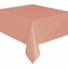 Favor Lane WEDDINGS Rectangle Matte Rose Gold {Peach Blush} Tablecover