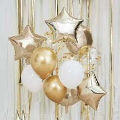 Ginger Ray Metallic Gold Balloon Bundle