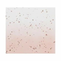 Ginger Ray Rose Gold Foiled Pink Ombre Napkins Wedding Tableware