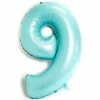 Favor Lane Pastel Blue 100cm Number 9 Balloon