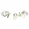Ginger Ray 'Oh Baby' Gold Script Bunting