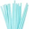 Illume Partyware Paper Straws - Blue Foil