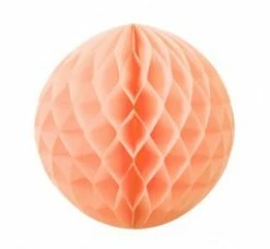 Favor Lane WEDDINGS Honeycomb Ball - Peach
