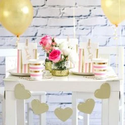 Illume Partyware Glitter Heart Paper Garland WEDDINGS