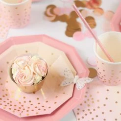 Illume Partyware Pink + Peach Paper Cups