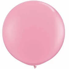 Qualatex 90cm Jumbo Round Balloon - Light Pink