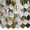 Ginger Ray WEDDINGS Gold + White Tassel Backdrop Decoration