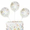 Ginger Ray Mini Pastel Confetti Balloons Cake Topper Kit Confetti Filled Balloons
