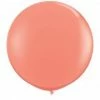 Qualatex 75cm + 90cm Round Latex Balloons 90cm Jumbo Round Balloon - Coral