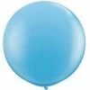 Qualatex 90cm Jumbo Round Balloon - Pale Blue 75cm + 90cm Round Latex Balloons