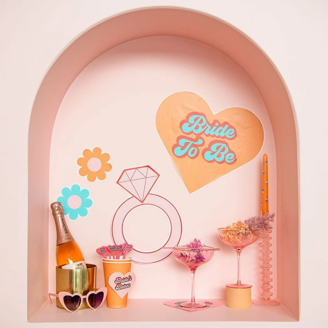 Oh It's Perfect Bride's Babes Removable Decal Set 20pk 3 Oh It's Perfect Bride's Babes Removable Decal Set 20pk