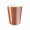 Illume Partyware Rose Gold Foil Paper Cups